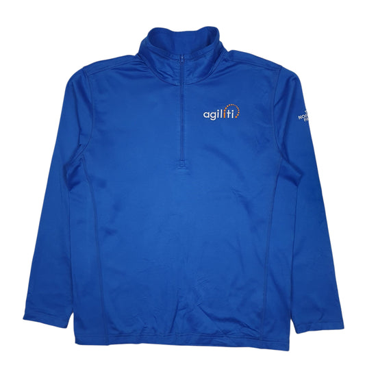 Mens Blue The North Face  Quarter Zip Jumper