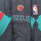 Mens Black Starter Vintage 90s NBA Vancouver Grizzlies  Coat