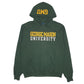 Mens Green Champion George Mason University Hoodie Jumper