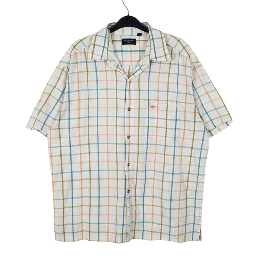 Mens Cream Dockers  Short Sleeve Shirt