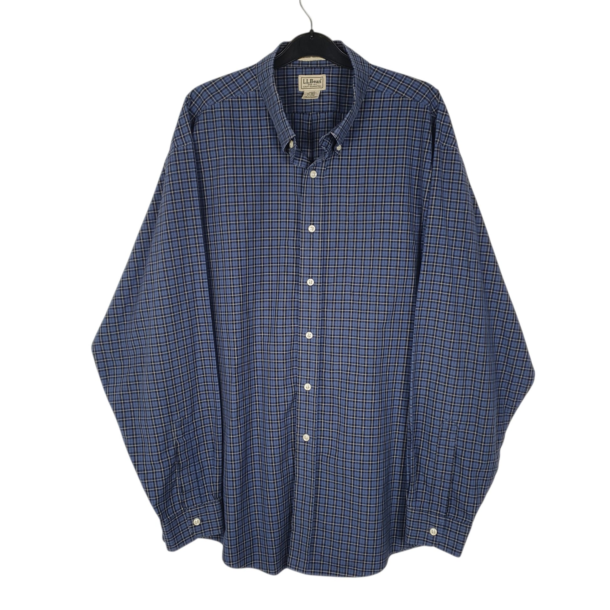 Mens Navy L.L.Bean  Long Sleeve Shirt