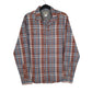 Mens Brown L.L.Bean Walking Hiking Long Sleeve Shirt