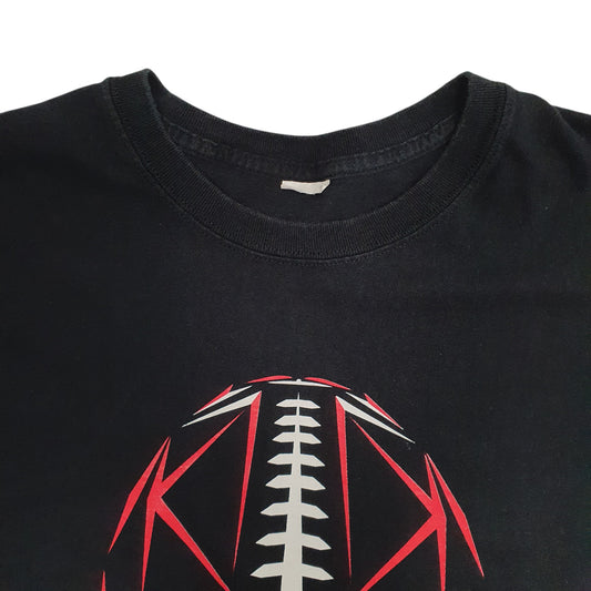 Mens Black Unbranded USA College Full Zip T Shirt