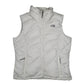 Womens White The North Face Gilet Vest Bodywarmer Crewneck Coat
