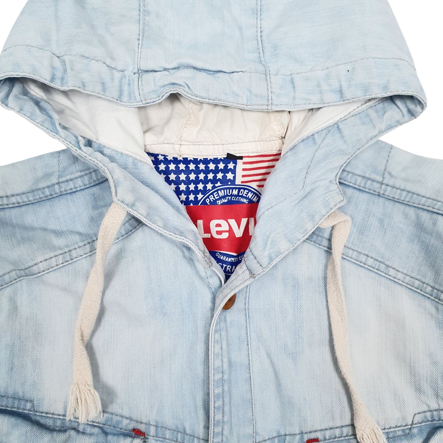 Womens Blue Levis   Coat