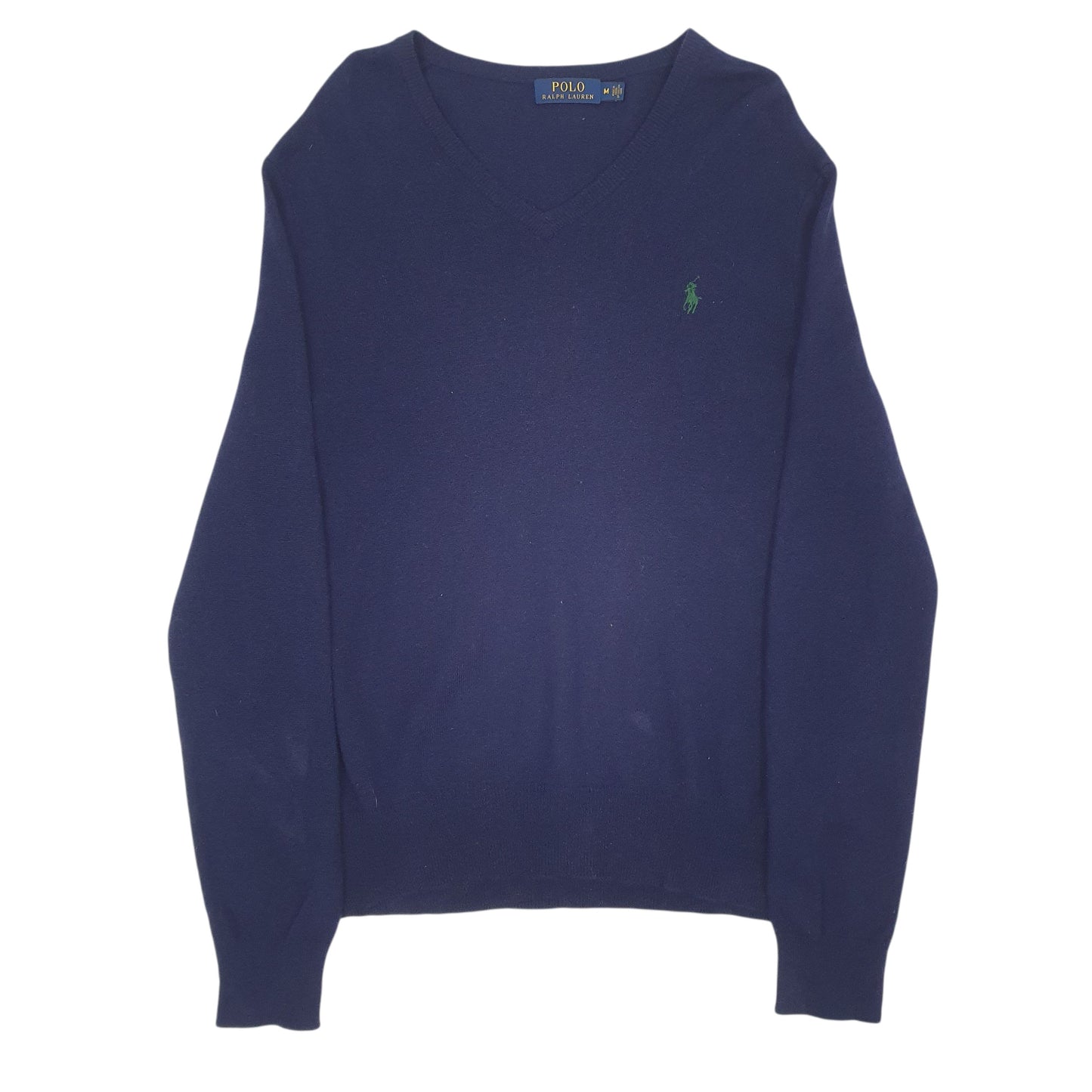 Mens Navy Polo Ralph Lauren  V Neck Jumper