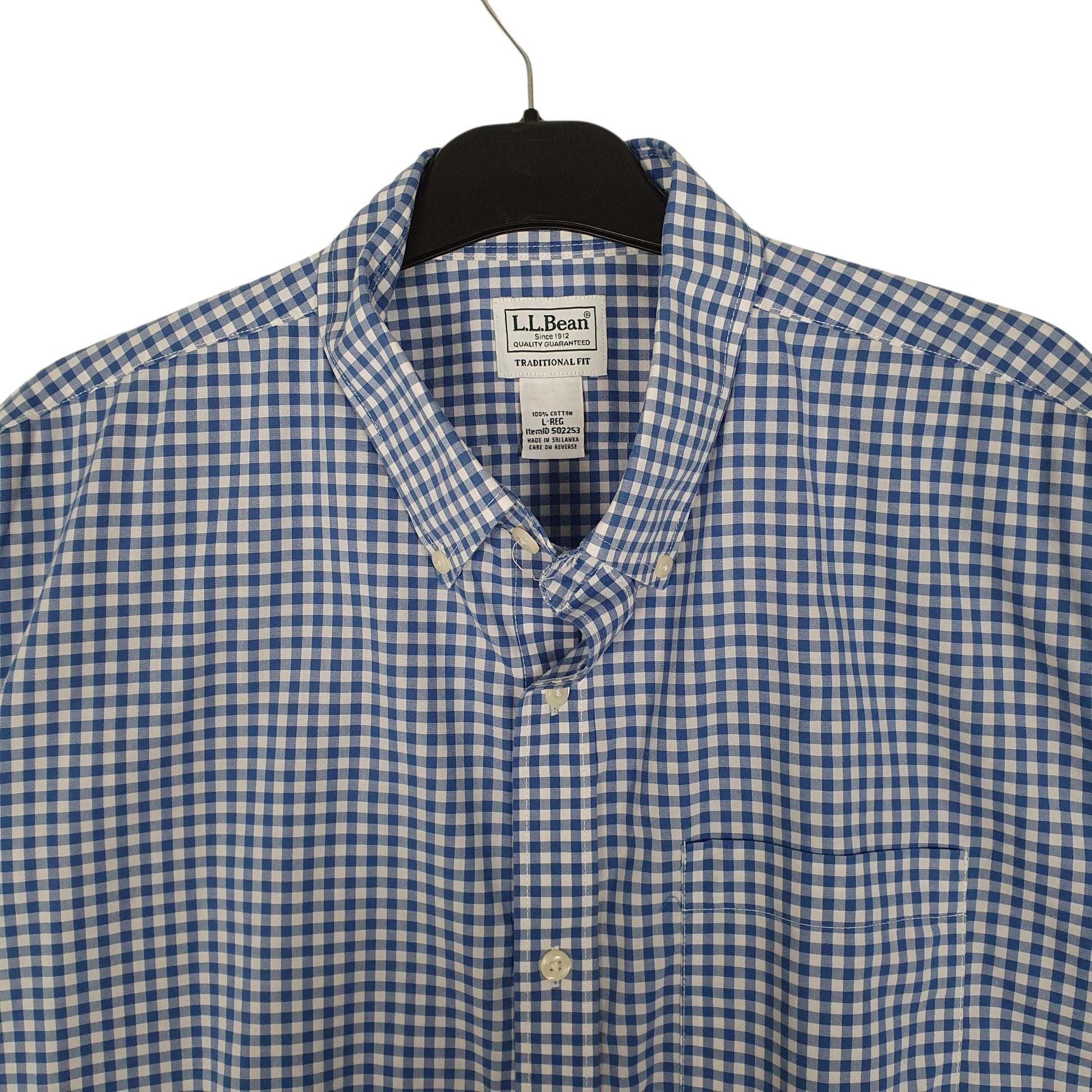 Mens Blue L.L.Bean   Shirt