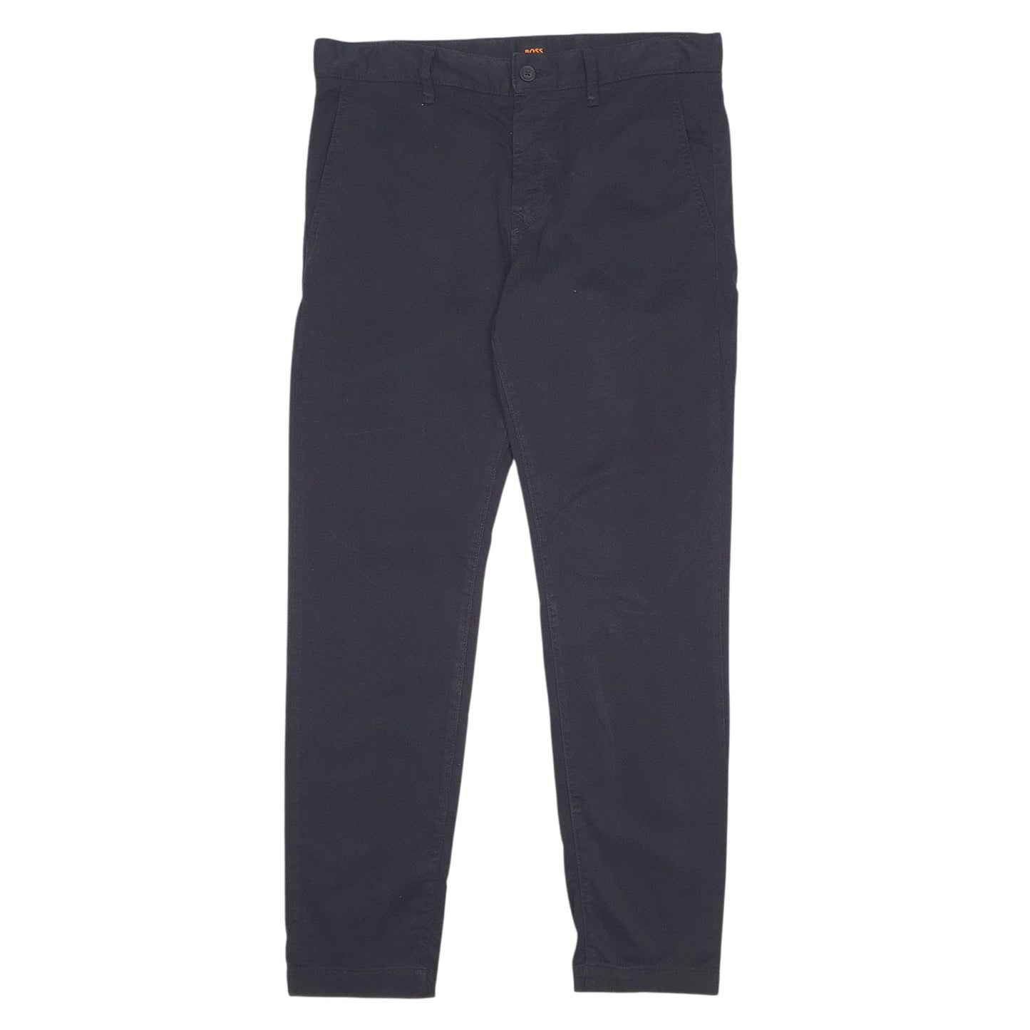 Mens Black Hugo Boss  Chino Trousers