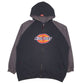 Mens Black Dickies Hoodie Spellout Full Zip Jumper