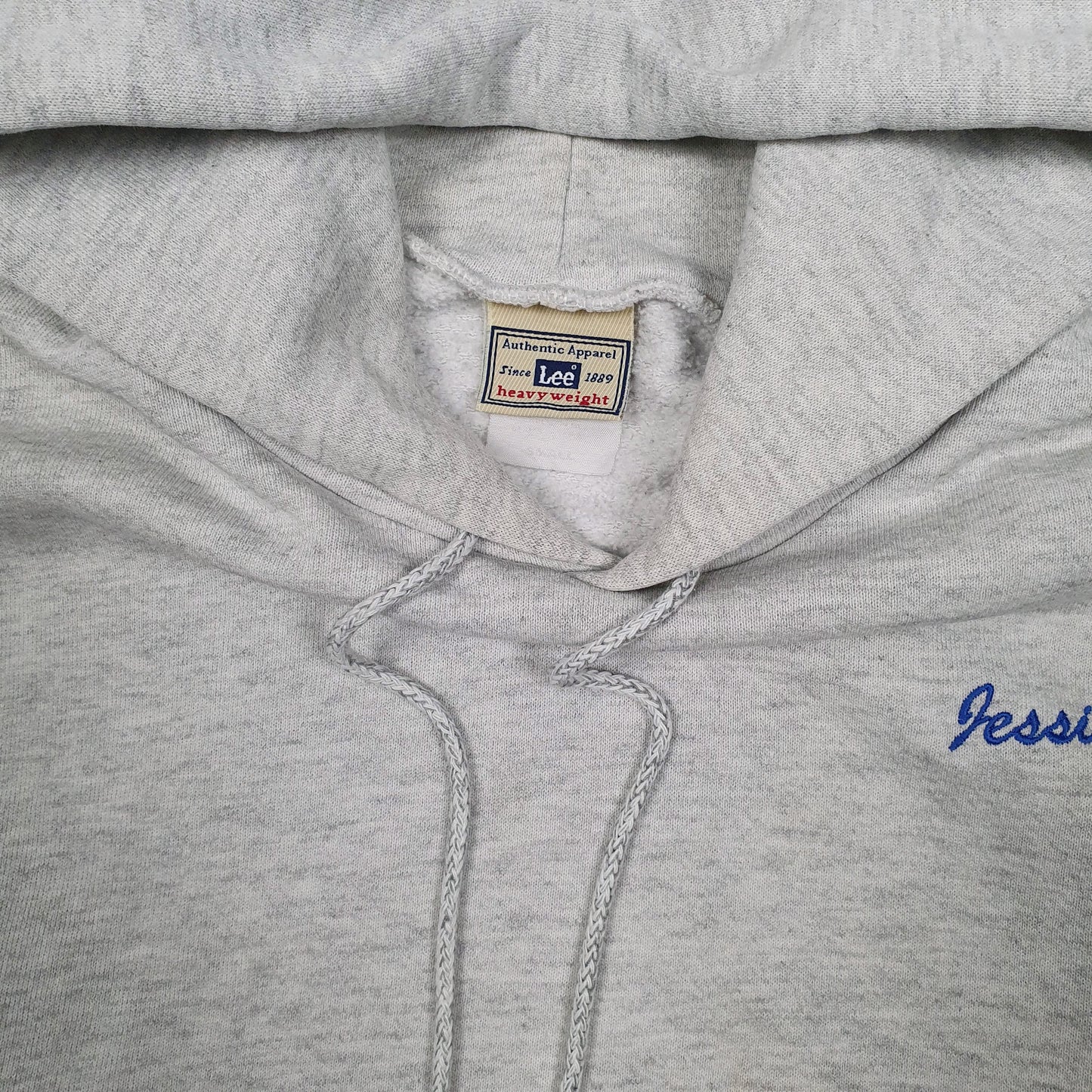 Mens Grey Lee  Hoodie Jumper