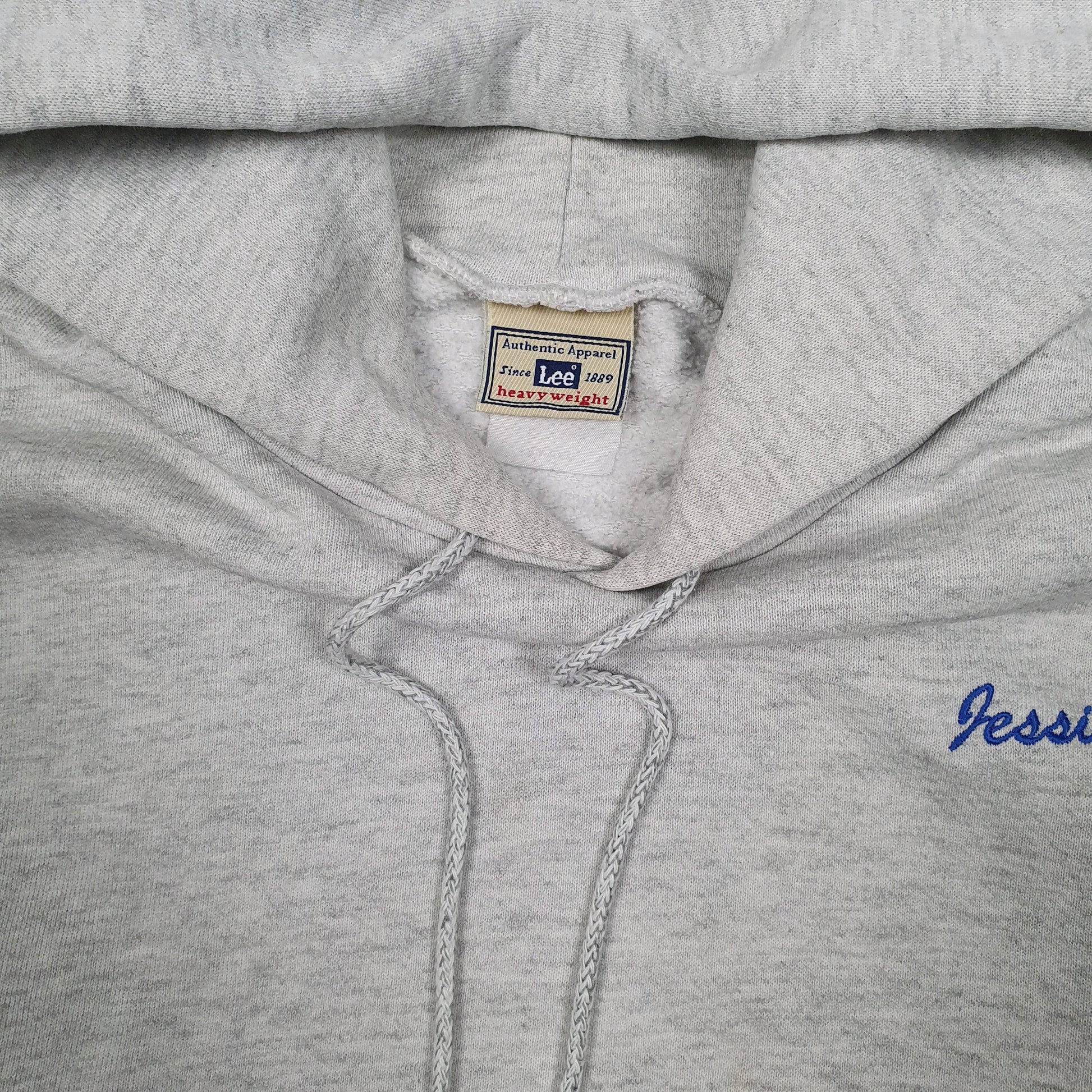 Mens Grey Lee  Hoodie Jumper