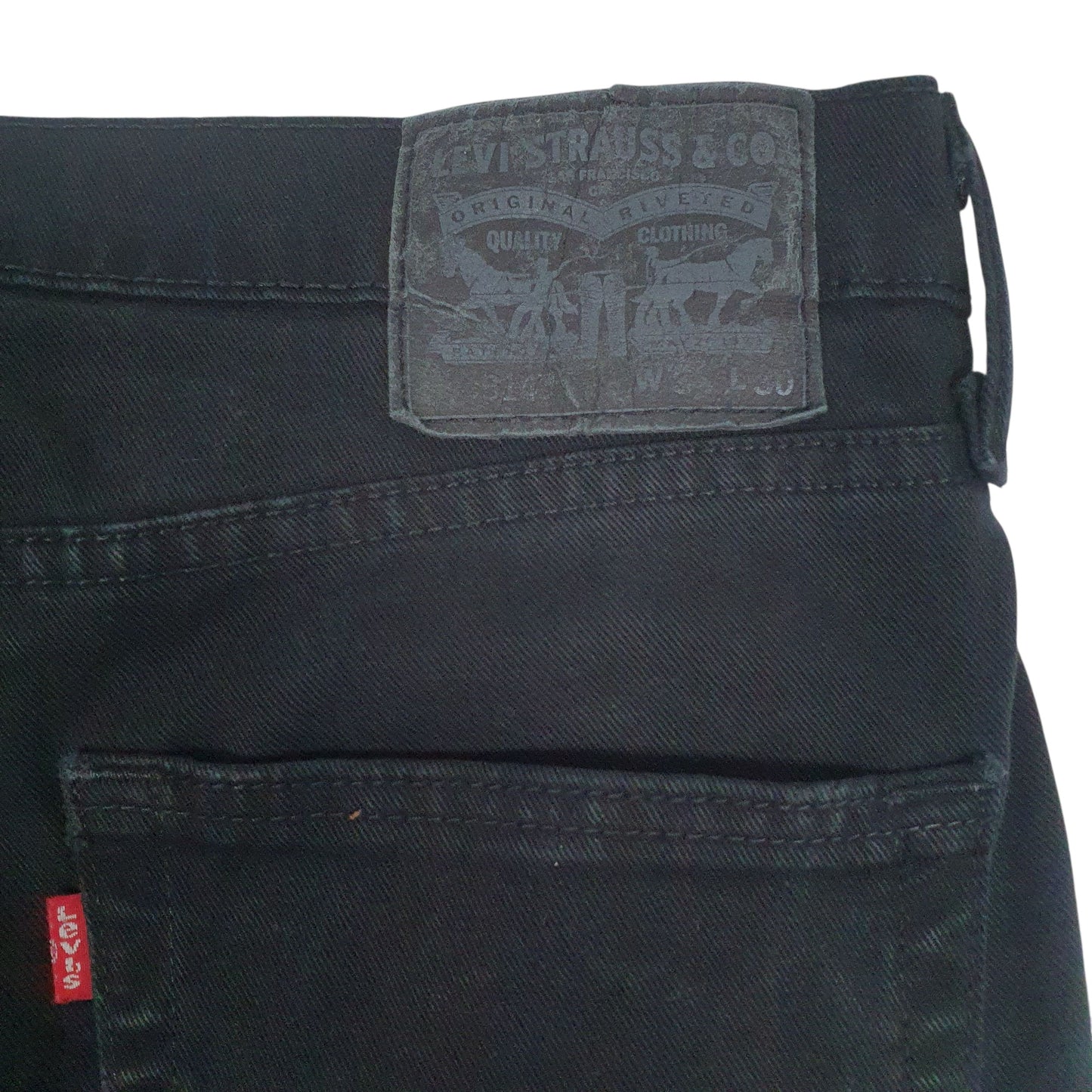 Mens Black Levis   Jeans