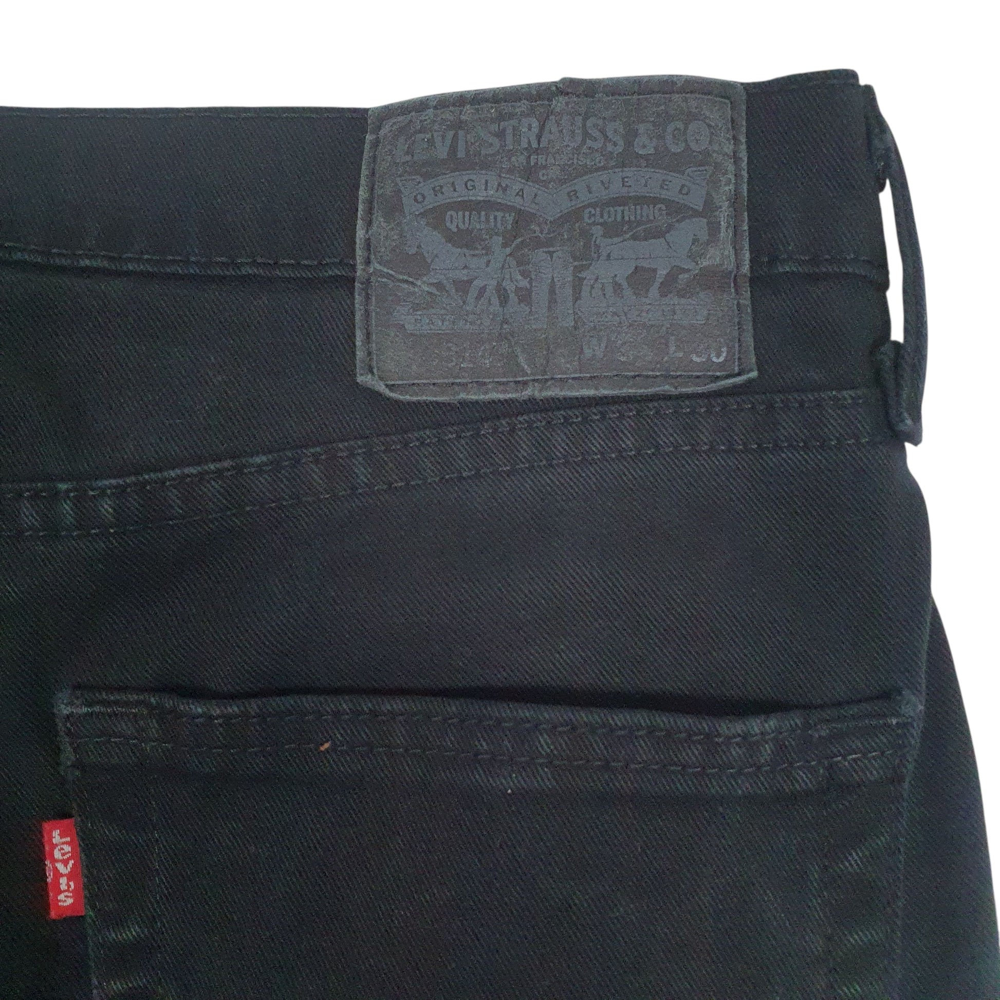 Mens Black Levis   Jeans