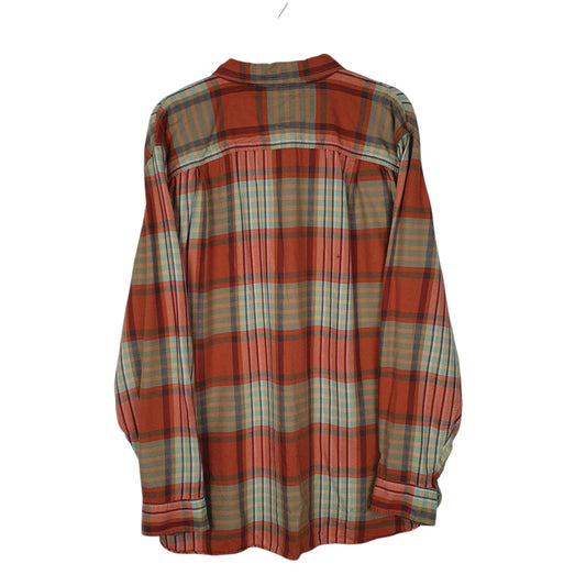 Mens Orange L.L.Bean   Shirt