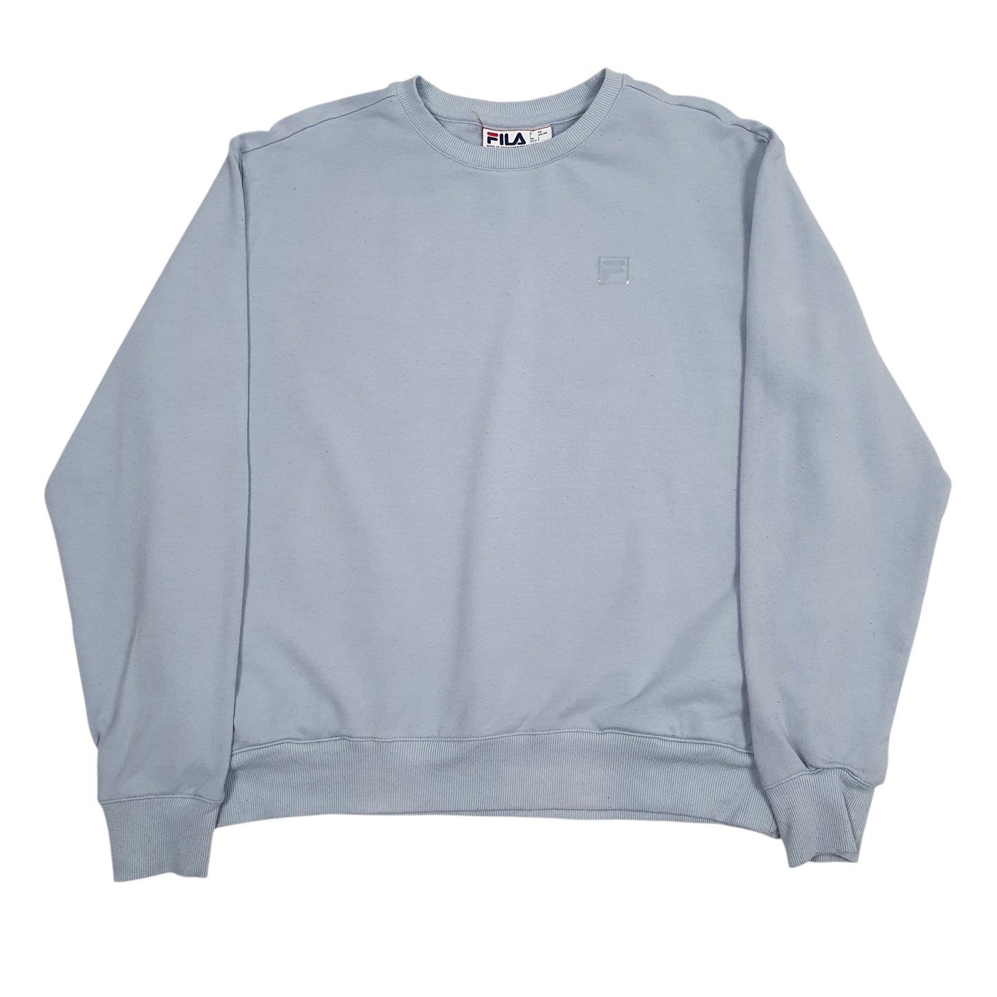 Womens Blue Fila  Crewneck Jumper