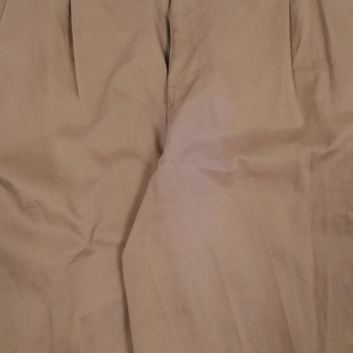 Mens Brown Tommy Hilfiger Pleated  Trousers