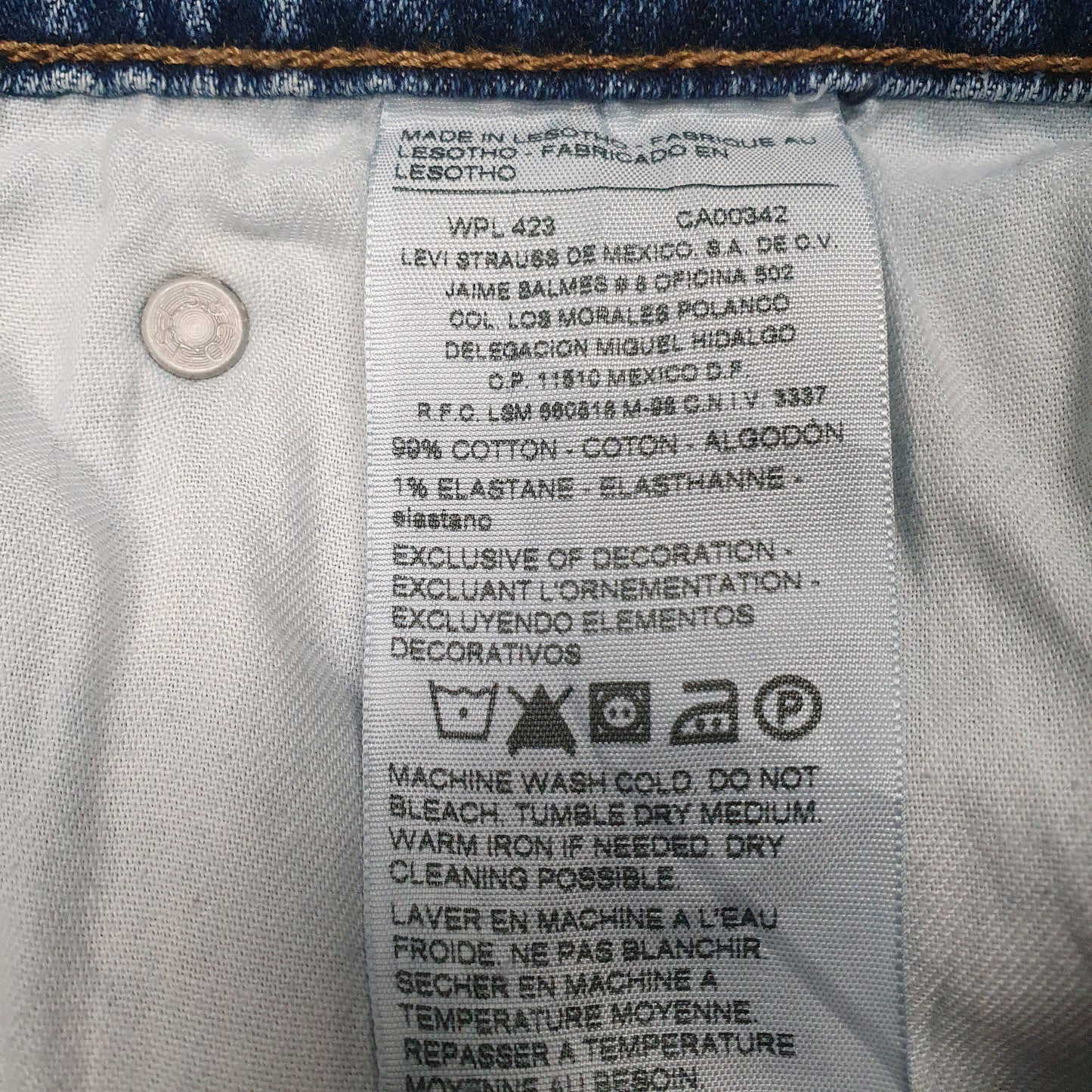 Mens Blue Levis   Jeans