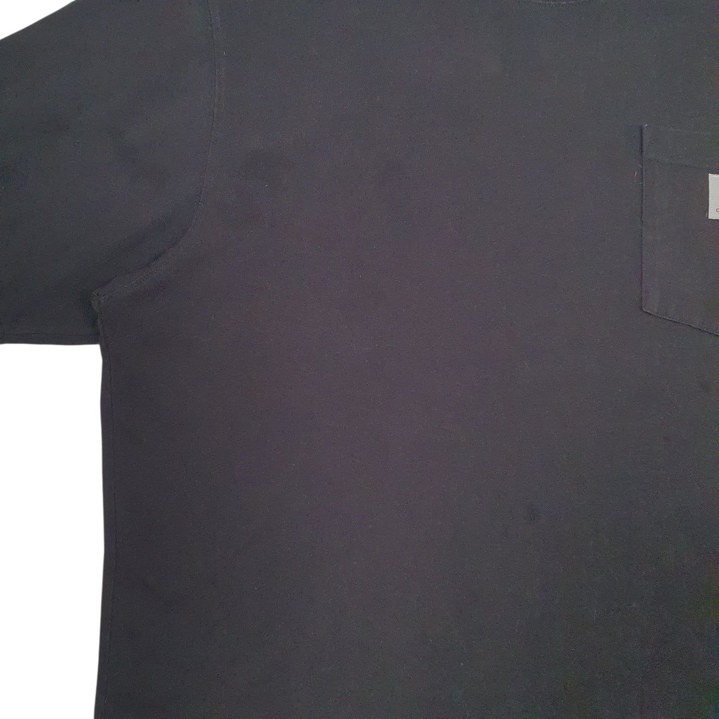 Mens Black Carhartt   T Shirt