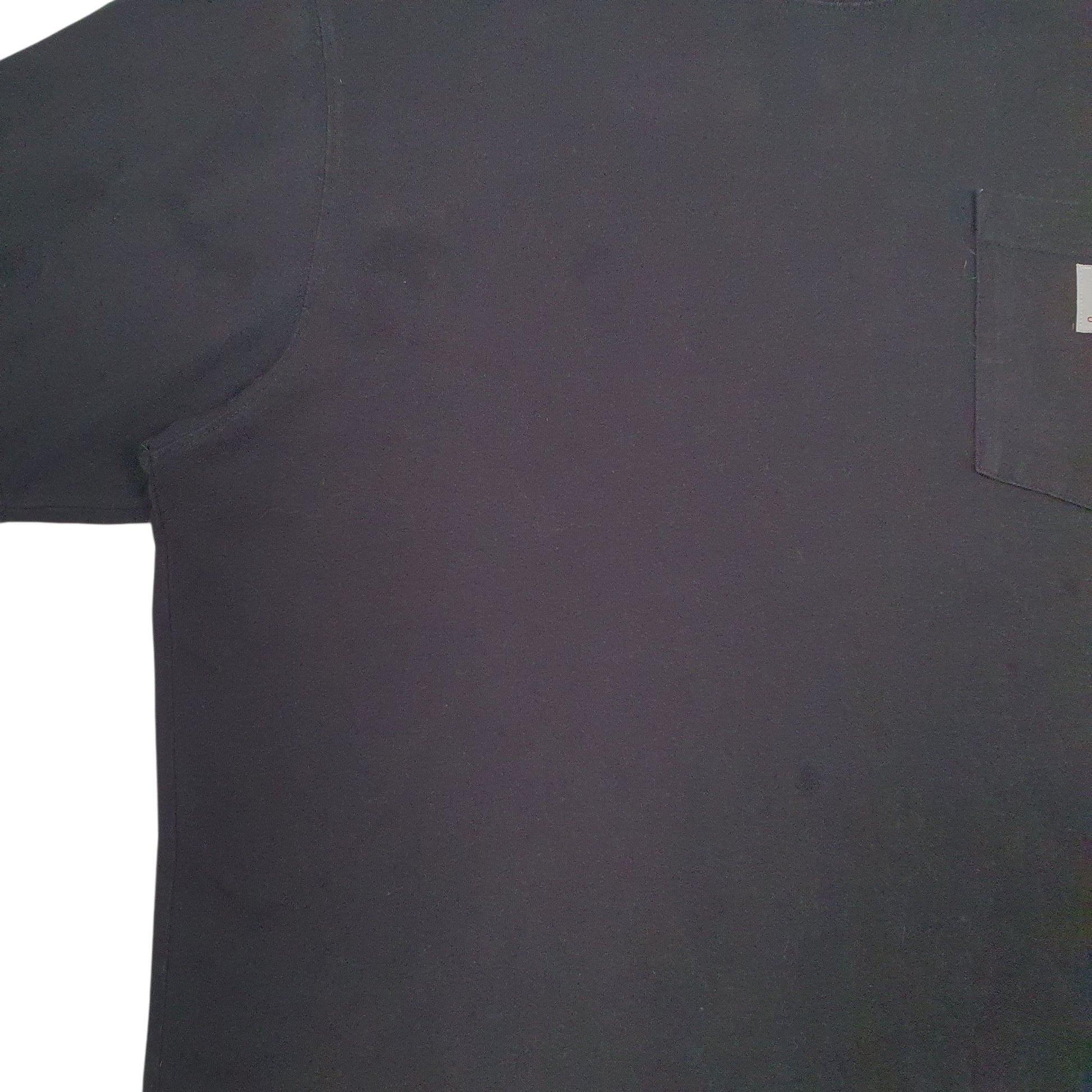 Mens Black Carhartt   T Shirt