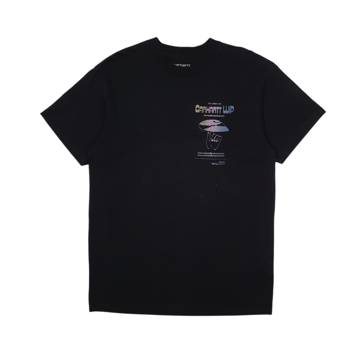 Mens Black Carhartt WIP Short Sleeve T Shirt