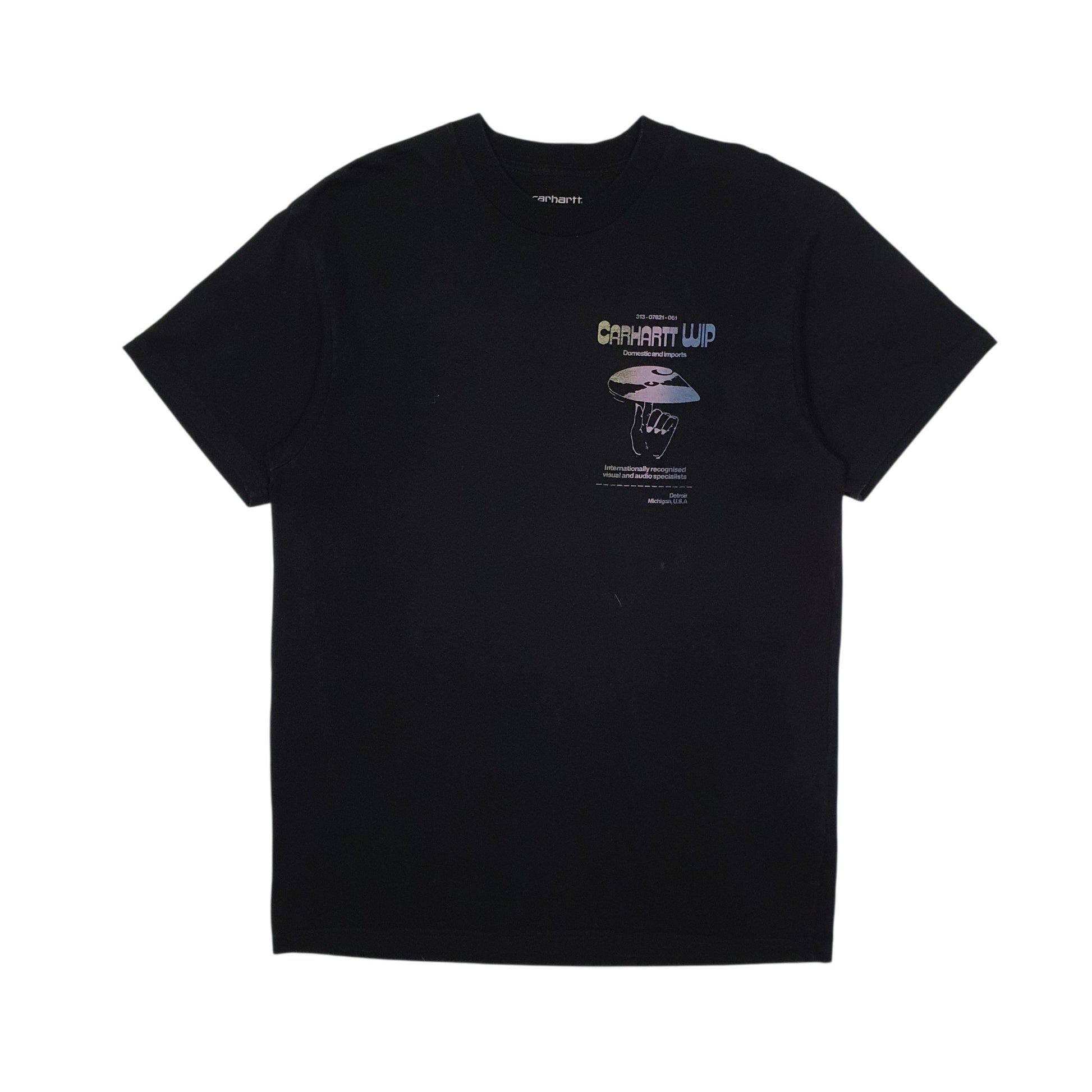 Mens Black Carhartt WIP Short Sleeve T Shirt