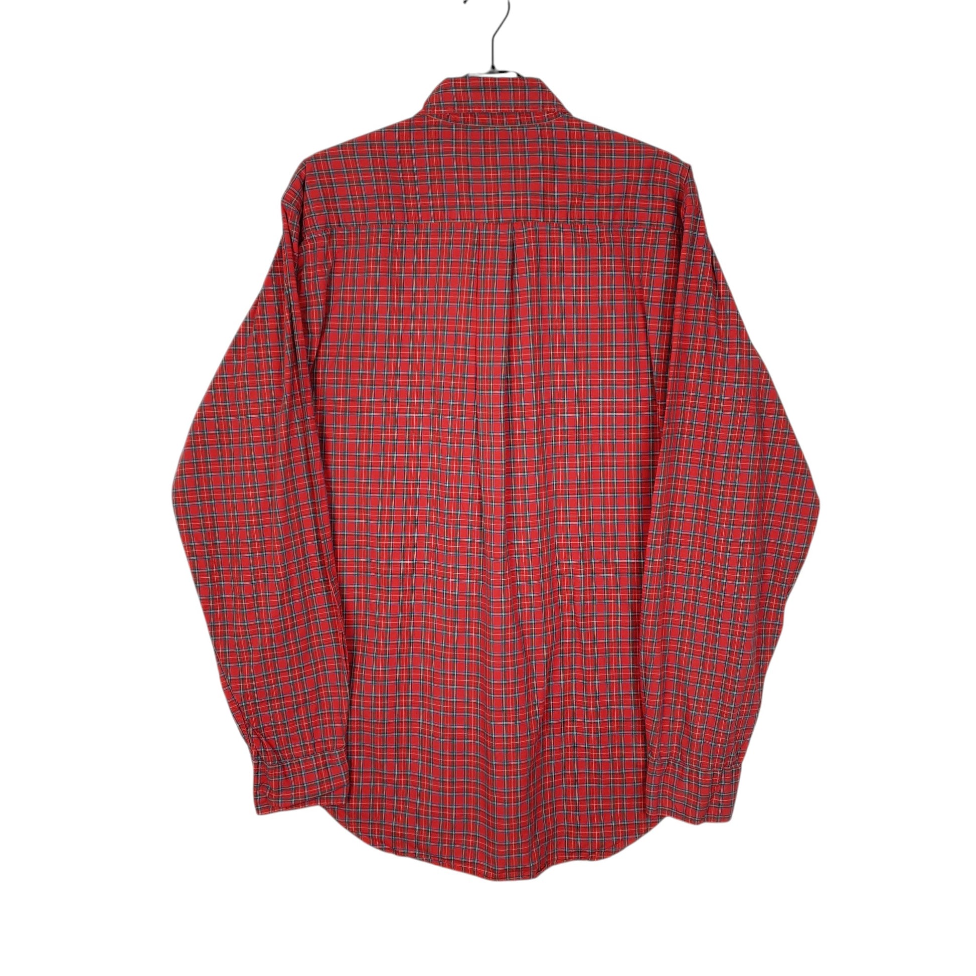 Mens Red L.L.Bean Vintage 90s Made In USA  Shirt