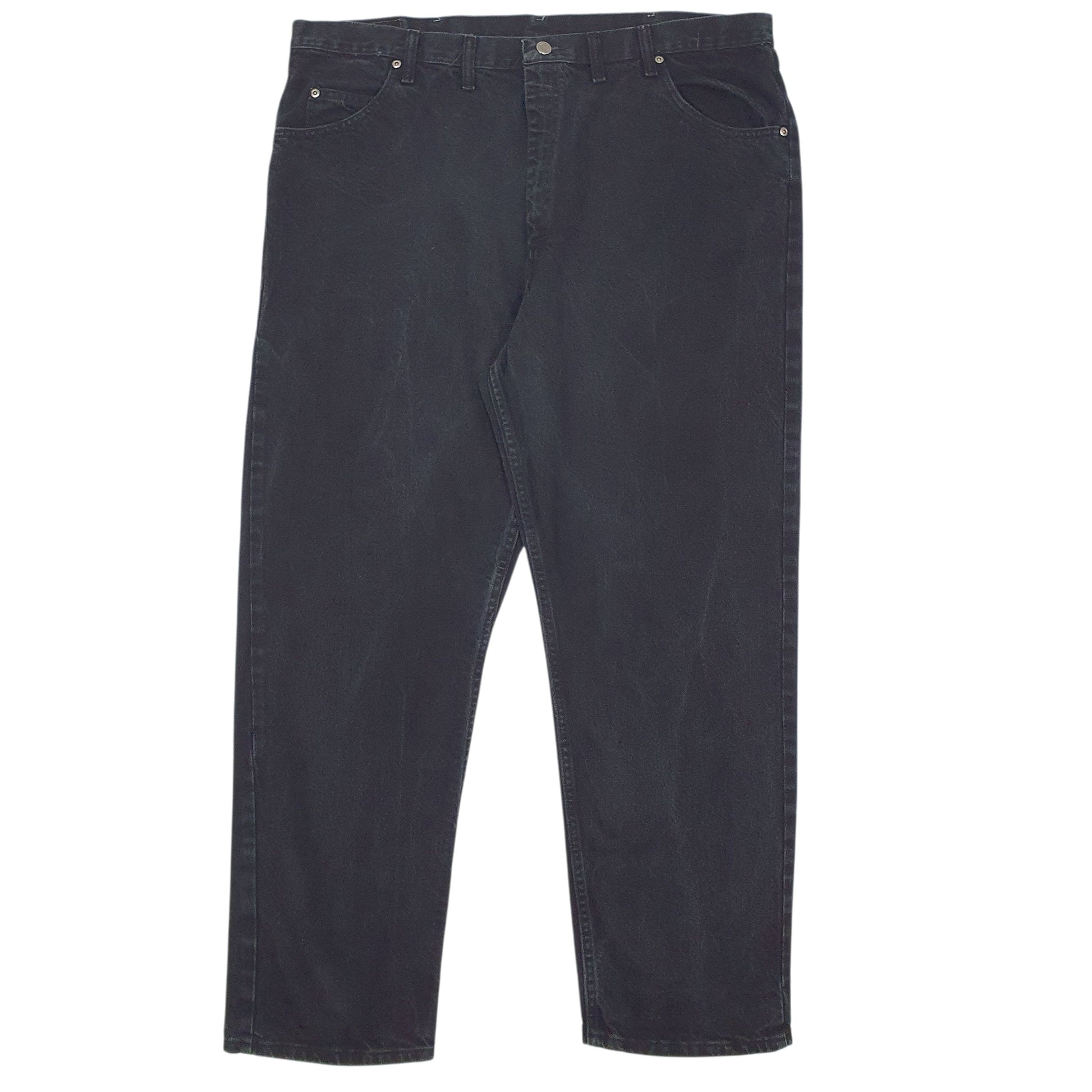 Mens Black Wrangler  Casual JeansW44 L32