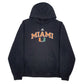 Mens Black Adidas Miami Hurricanes Hoodie Jumper