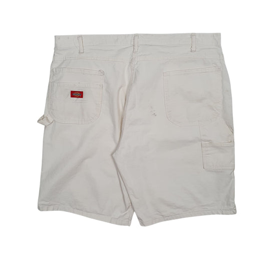Mens Cream Dickies  Full Zip Shorts