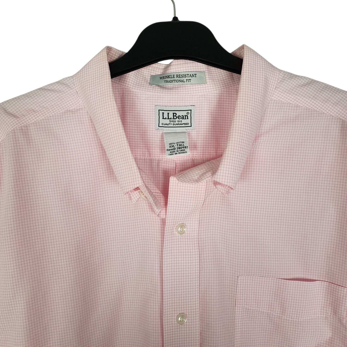 Mens Pink L.L.Bean   Shirt