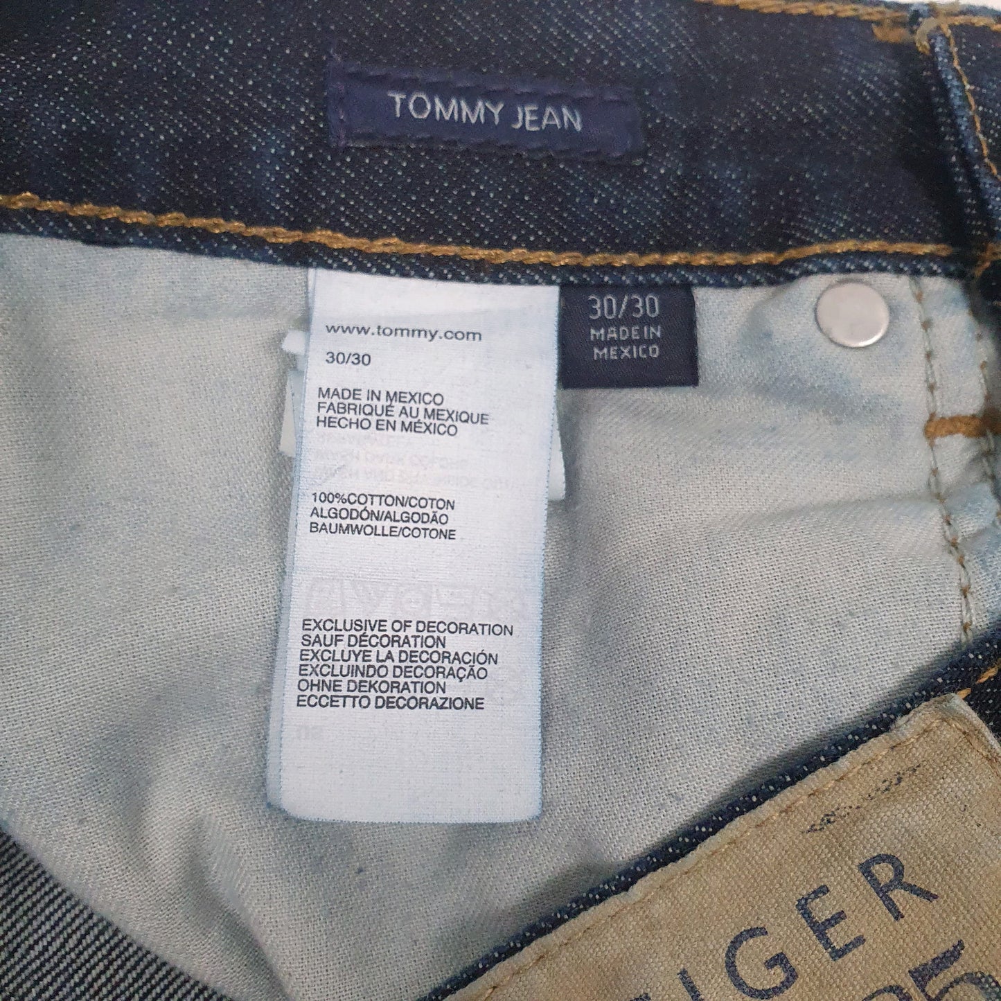 Mens Blue Tommy Hilfiger   Jeans