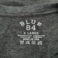 Mens Grey Blue 84 Made In USA  T Shirt