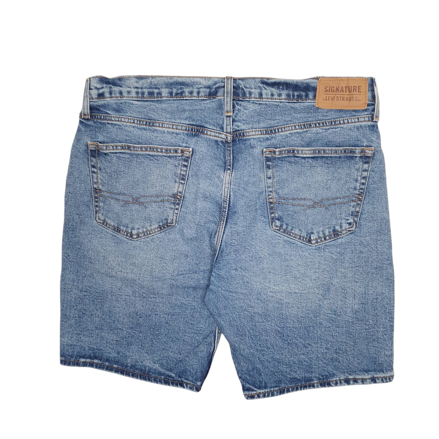Mens Blue Levis Signature  Shorts