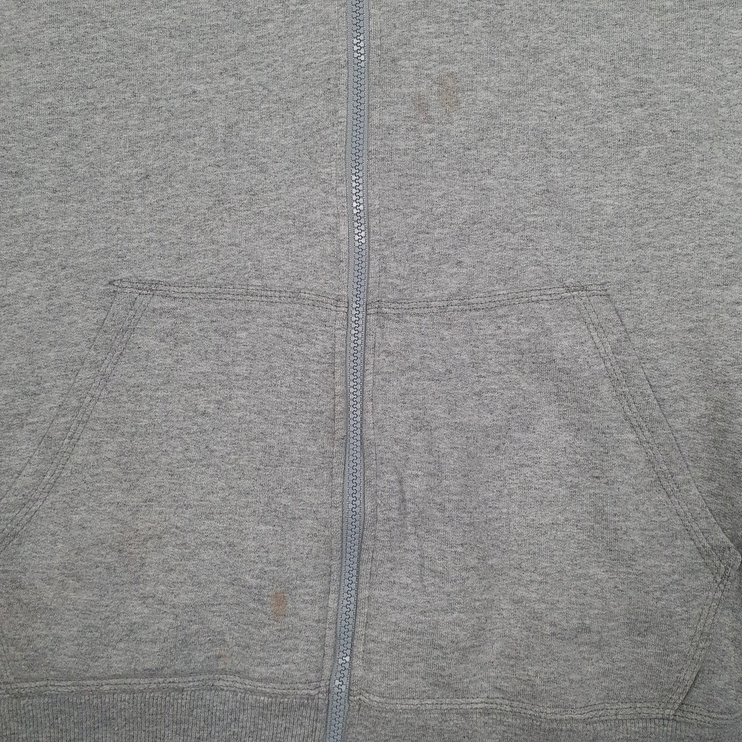 Mens Grey Champion Hoodie Full Zip Jumper