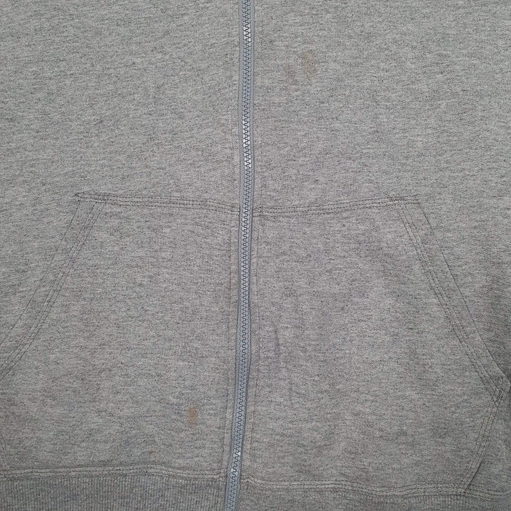 Mens Grey Champion Hoodie Full Zip Jumper