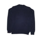 Mens Navy Nautica Vintage 90s Cable Knit Crewneck Jumper