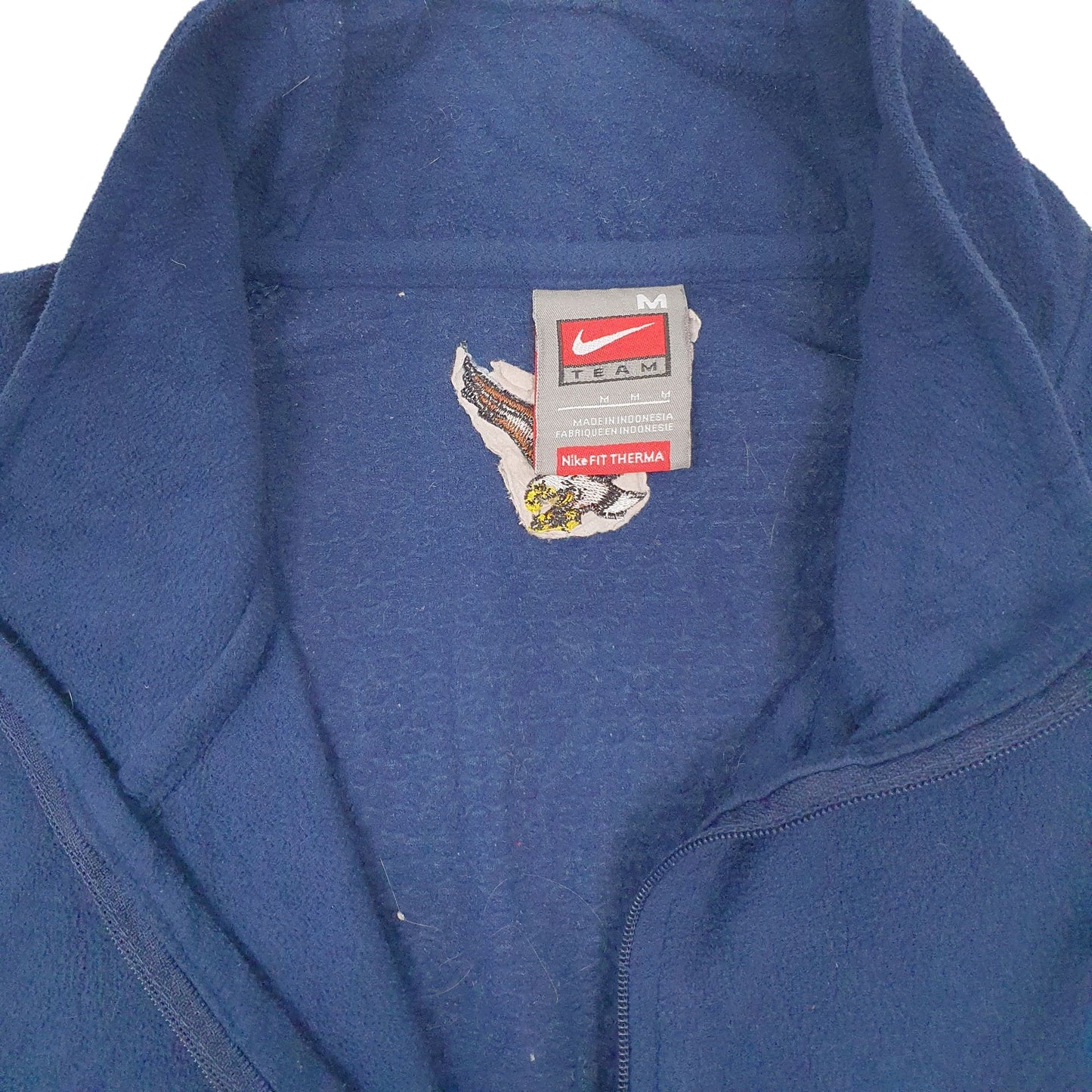 Mens Navy Nike Team Quarter Zip Jumper