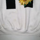 Mens White Hanes Vintage 90s Crewneck Jumper