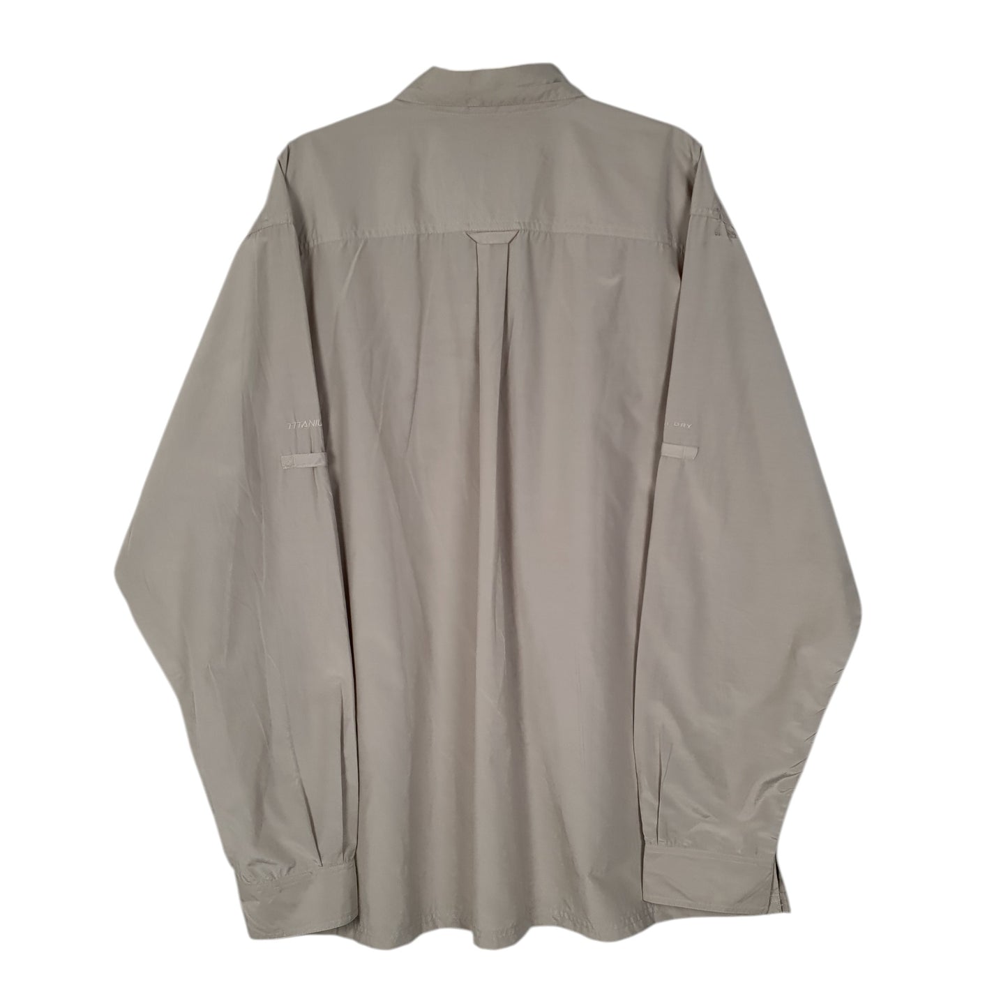 Mens Cream Columbia Sportswear Company Cowboy Ridge  Shirt