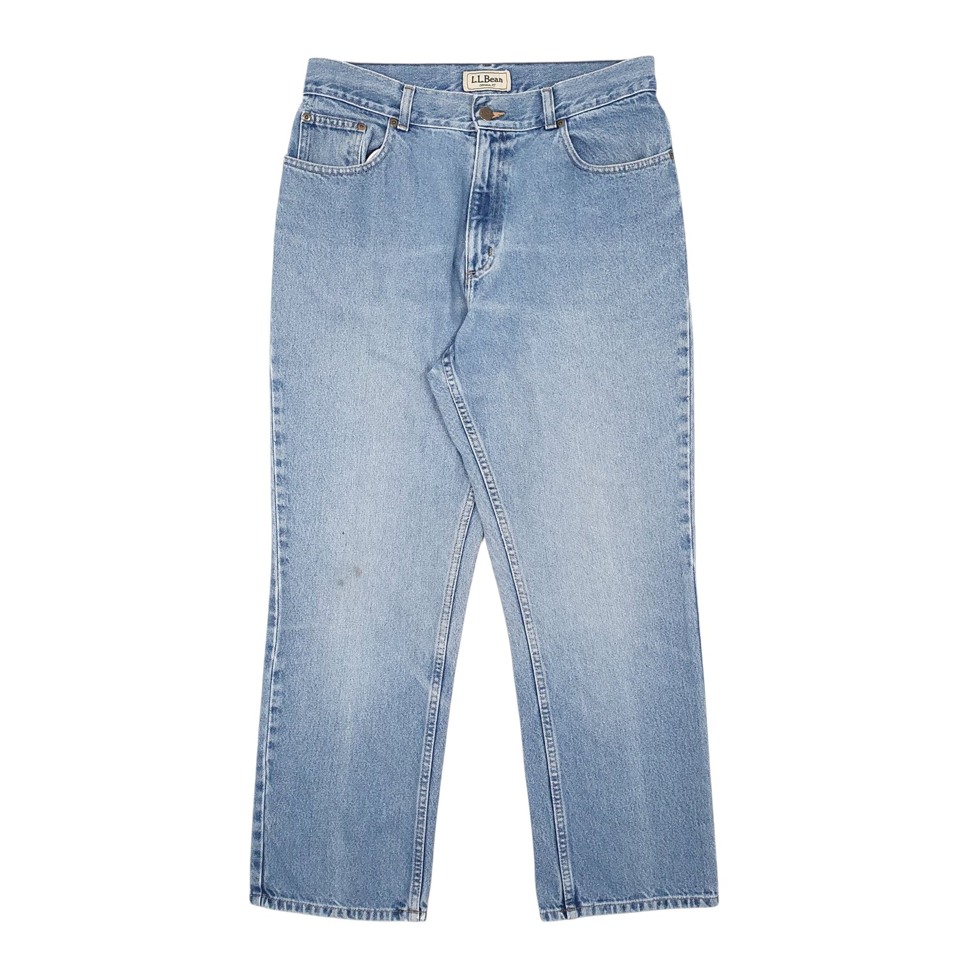 Womens Blue L.L.Bean  Original JeansW33 L30