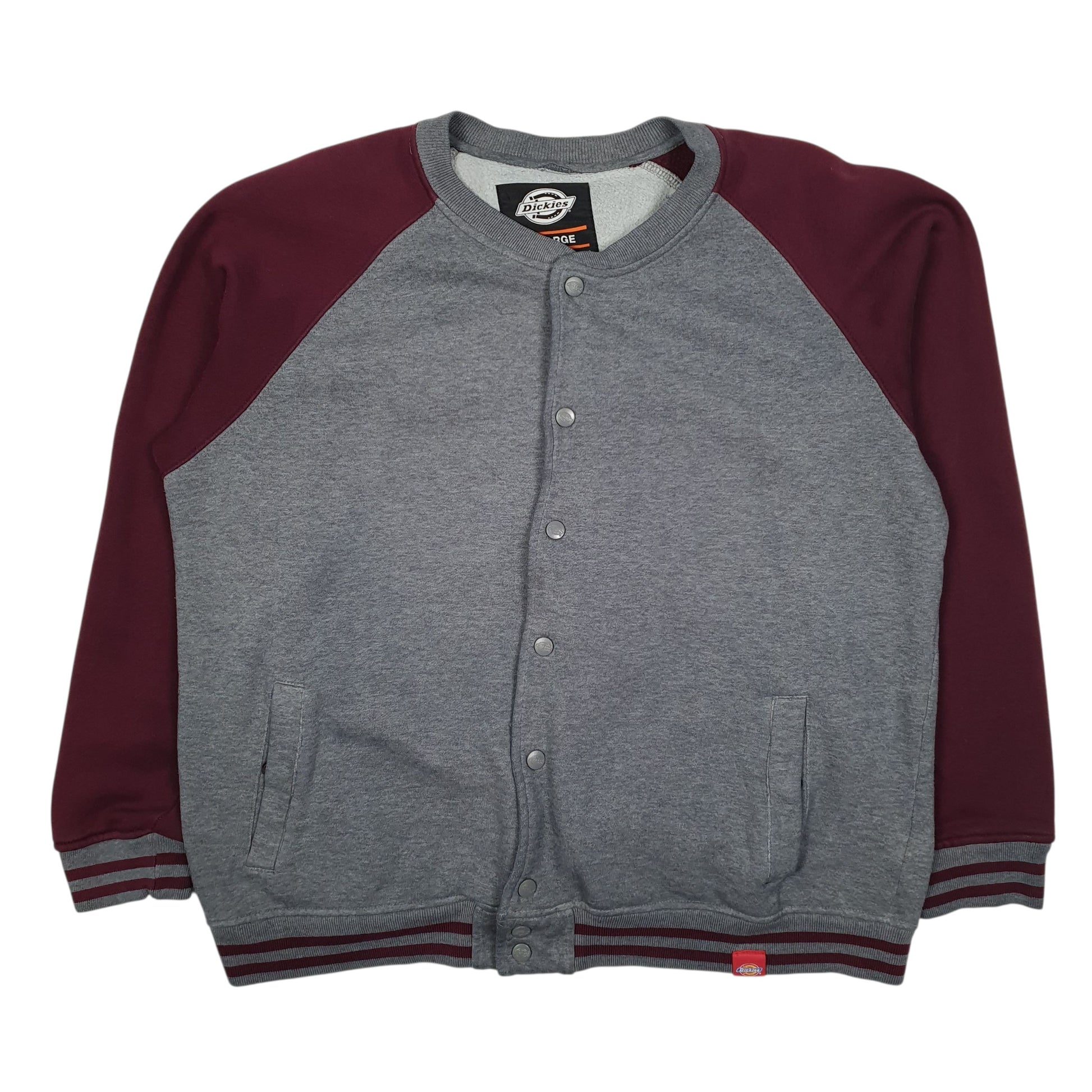 Mens Grey Dickies  Full Zip Jumper