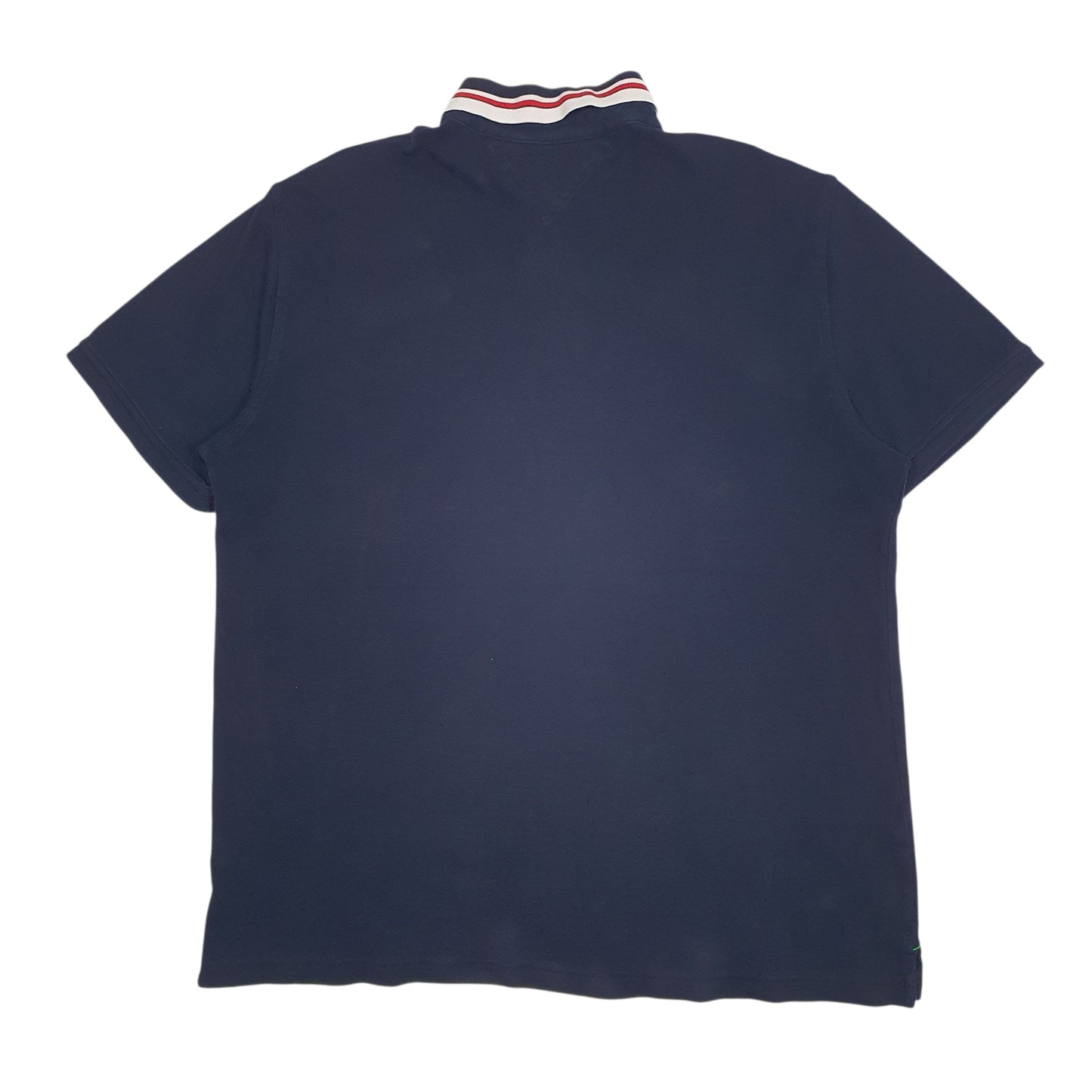 Mens Navy Tommy Hilfiger  Crewneck Polo Shirt
