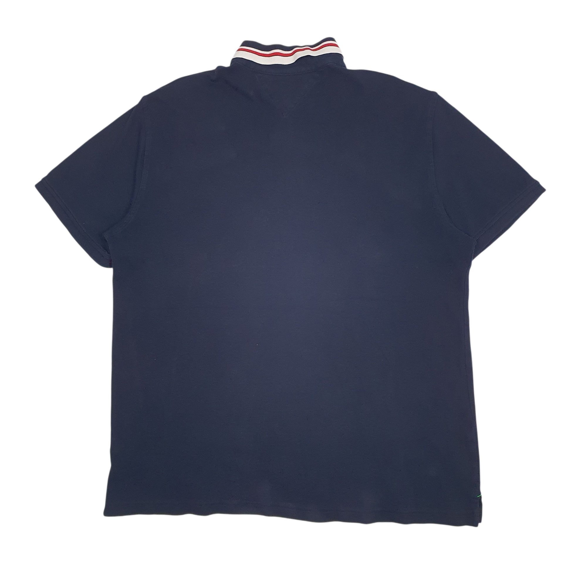 Mens Navy Tommy Hilfiger  Crewneck Polo Shirt