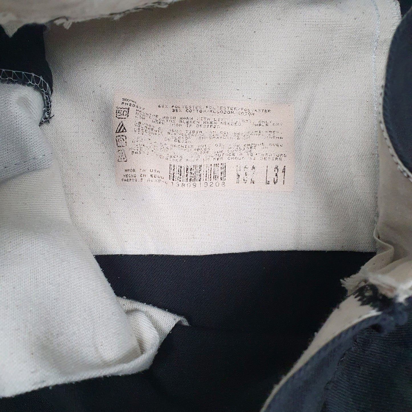 Mens Black Dickies Vintage 90s Made In USA Workwear  Shorts