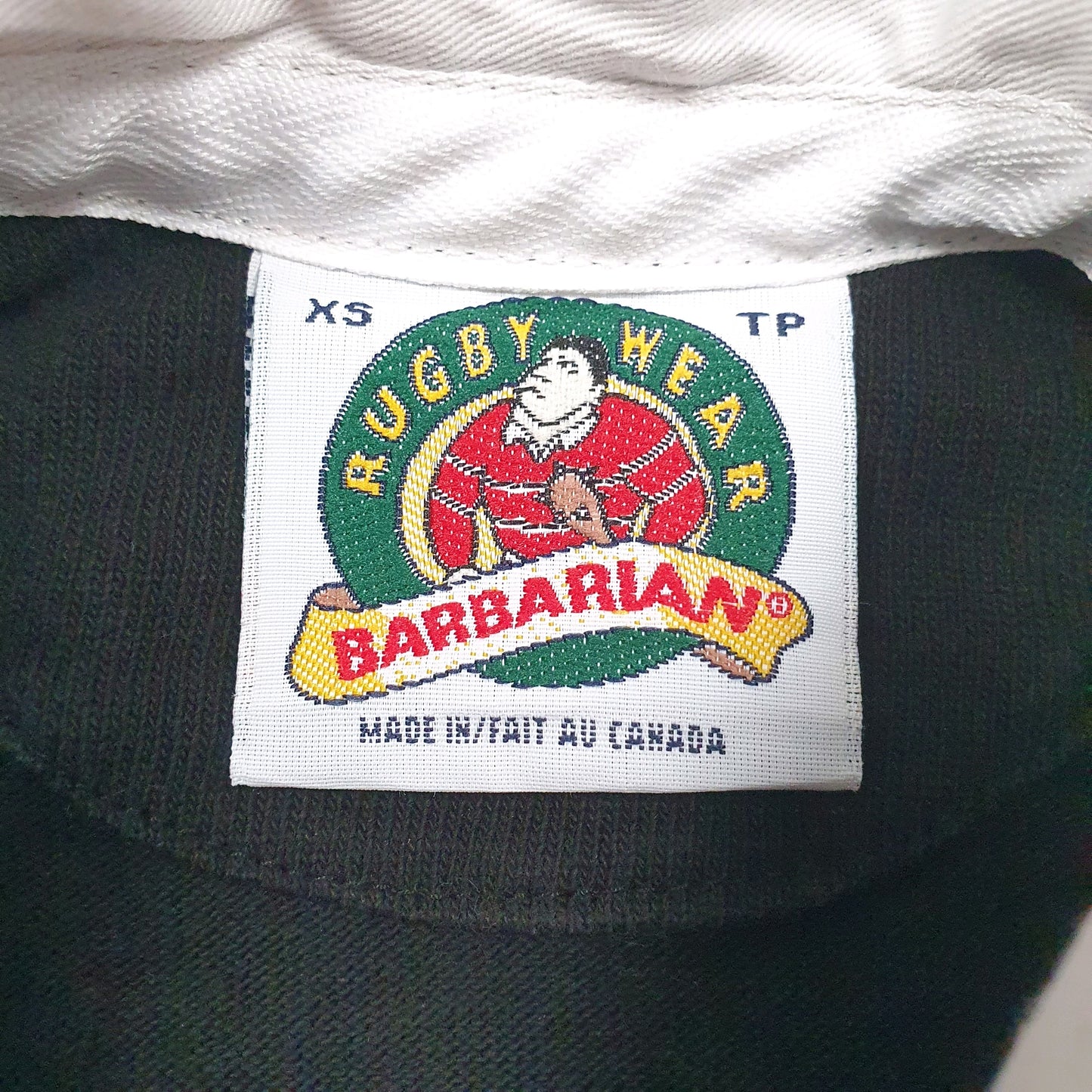 Mens Black Barbarian   Polo Shirt