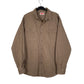Mens Brown Wrangler  Long Sleeve Shirt