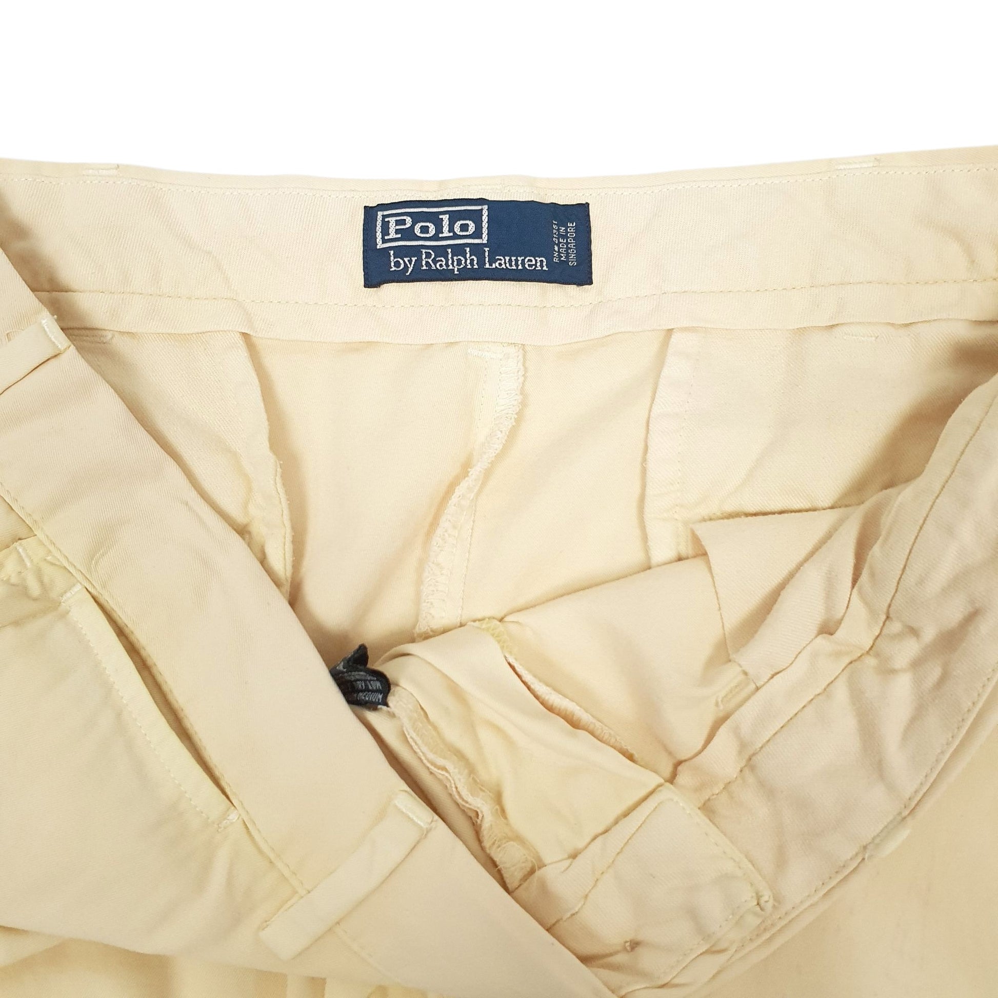 Mens Yellow Polo Ralph Lauren Vintage 90s  Trousers