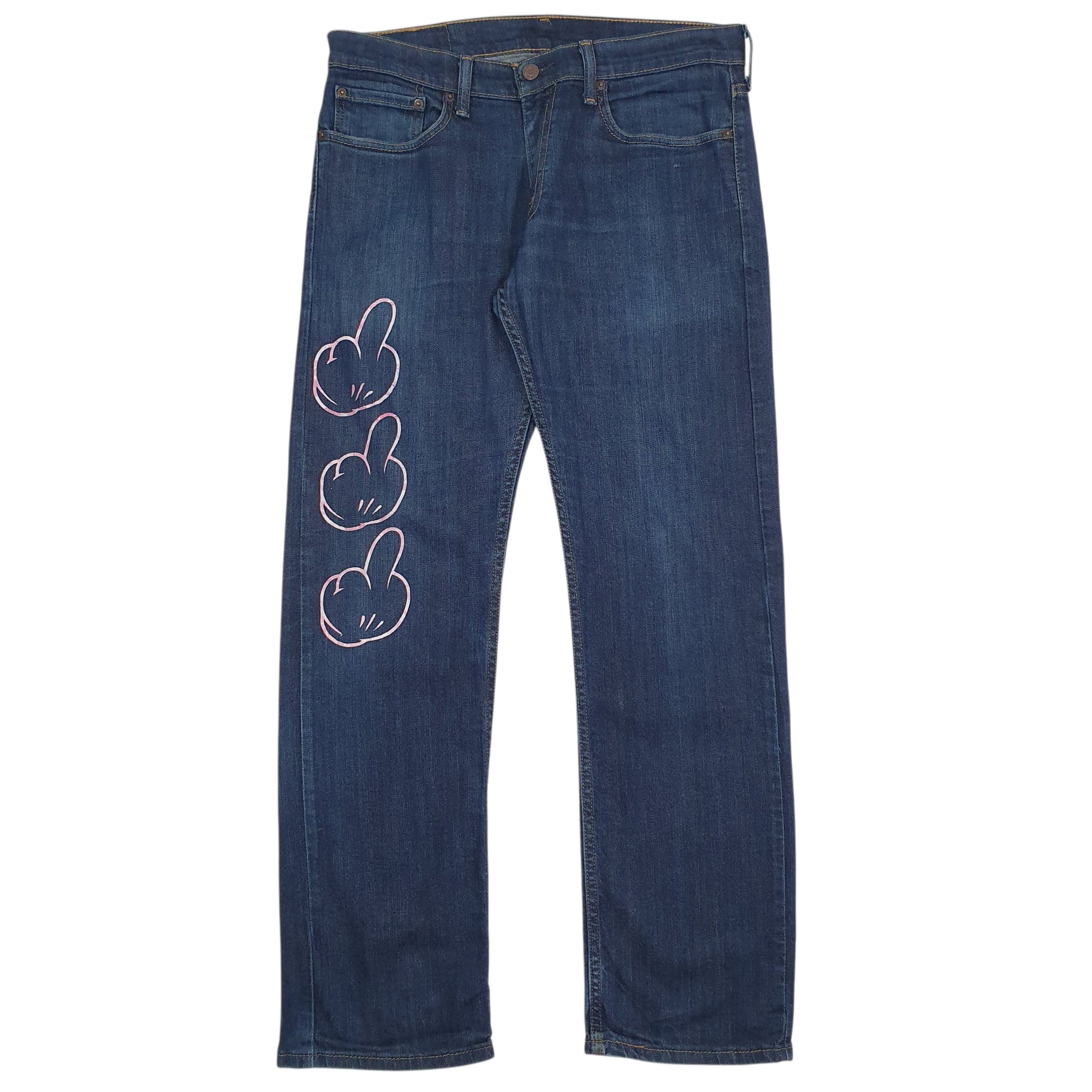 Mens Blue Levis  514 JeansW33 L32