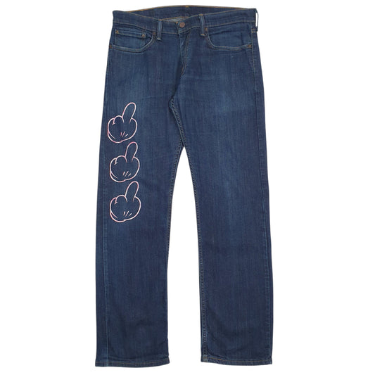 Mens Blue Levis  514 JeansW33 L32