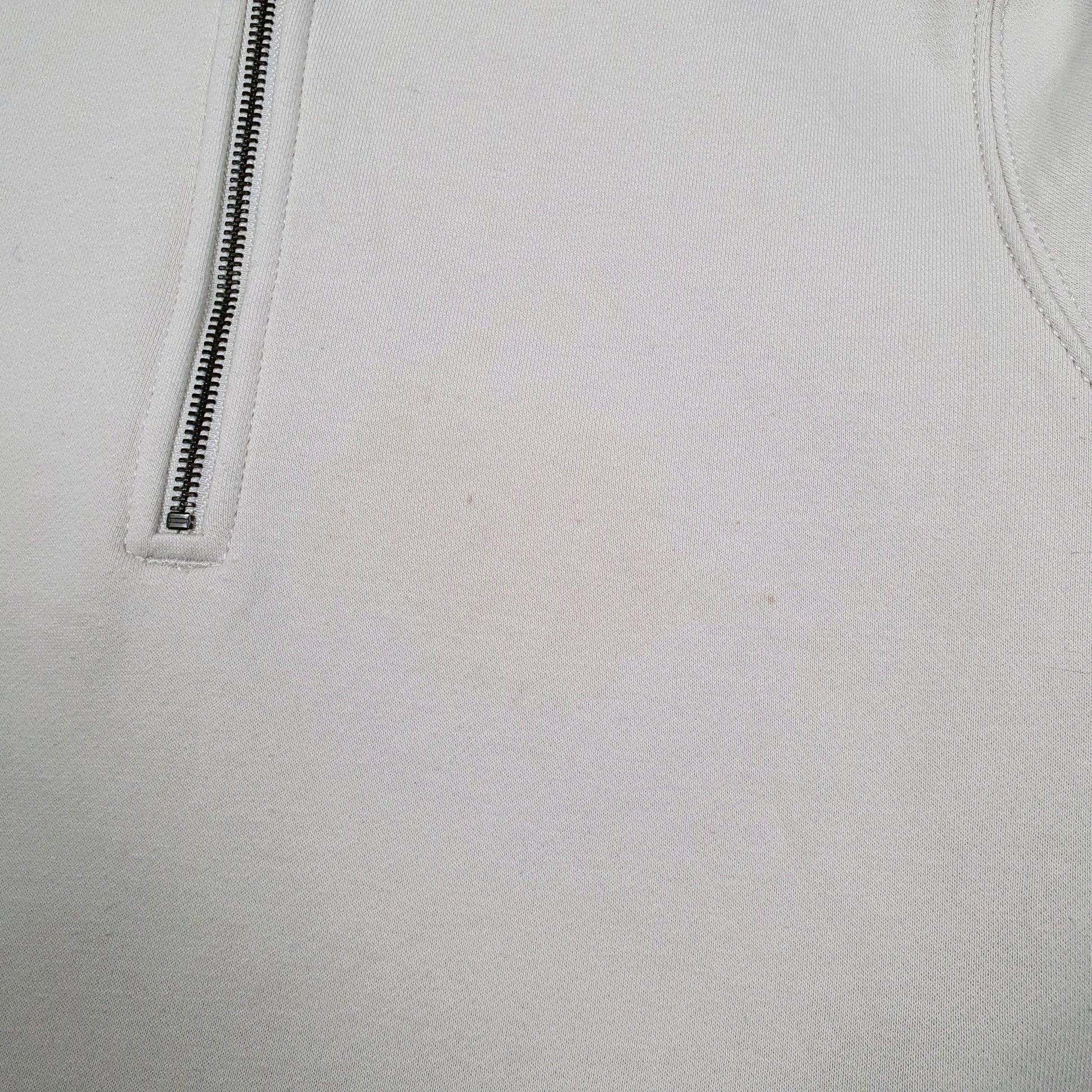 Womens White Carhartt  Quarter Zip Jumper